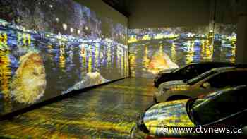 In Toronto, art lovers head to drive-in for safe Van Gogh show - CTV News