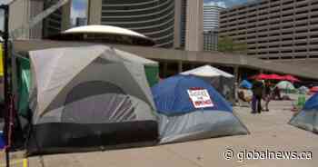 Protesters camping in Nathan Phillips Square ordered to leave by Monday - Globalnews.ca
