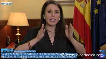 Críticas a Irene Montero por llevar una pulsera con la bandera de la República en TVE - El Periódico