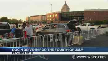 Some celebrate 4th of July at Frontier Field drive-in