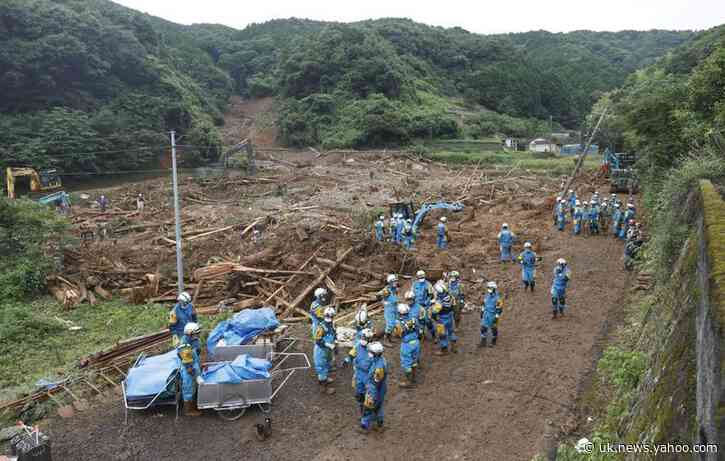 Japan braces for return of torrential southern rains that killed 16