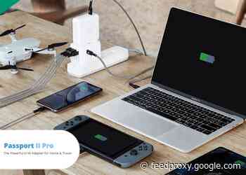 Passport II Pro 61W USB-C charger hits Kickstarter