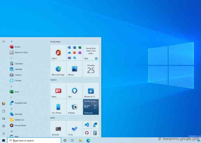 Windows 10 Start Menu updated by Microsoft in latest Insider Preview Build 20161