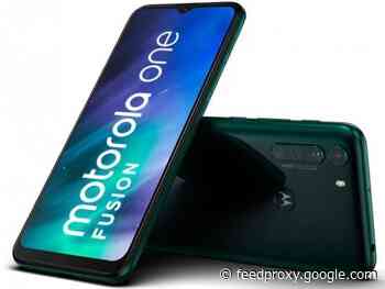 Motorola One Fusion smartphone unveiled