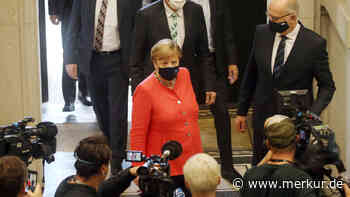 Corona: Merkel gerät wegen Maske ins Schwimmen - doch dann überrascht sie mit absolutem Novum - merkur.de