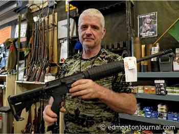 Edmonton gun shops face resupply challenges following massive spike in American firearm purchases - Edmonton Journal