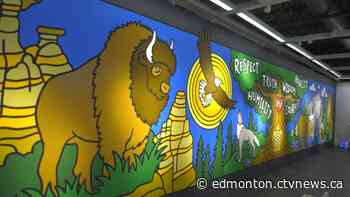 40-foot Indigenous mural unveiled at Edmonton IKEA - CTV News Edmonton