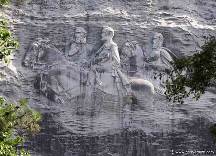 As monuments fall, Confederate carving has size on its side