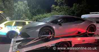 'Tortoise 1 Hare 0' Police led on high-speed chase by Lamborghini