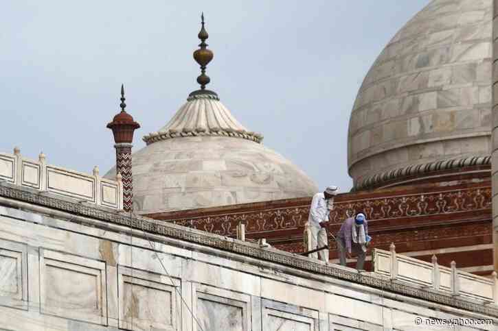 Taj Mahal remains shut as India reports record daily virus cases