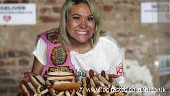 Hot dog champions set world records at famous food fest