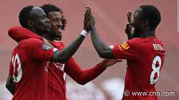 Liverpool gets Premier League title celebrations back on track with victory over Aston Villa