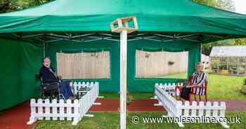 Tears as man, 92, reunited with daughter after three months apart