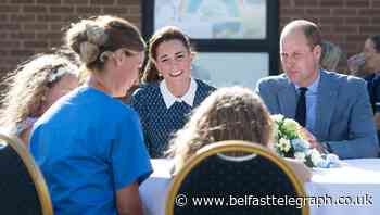 William praises ‘fantastic’ NHS as royal couple meet healthcare heroes