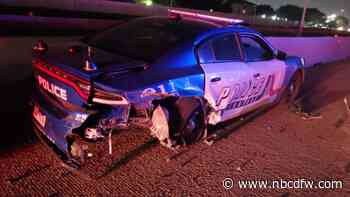Arlington Police Car Struck by Suspected Drunk Driver