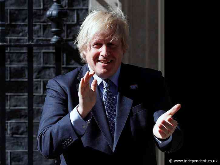 Boris Johnson leads nation in applause for NHS anniversary - The Independent