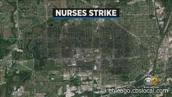 Nurses At AMITA Health St. Joseph Medical Center In Joliet Begin Massive Strike - CBS Chicago