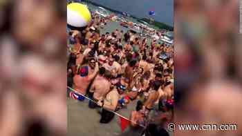 Video shows packed lake party in US despite warnings