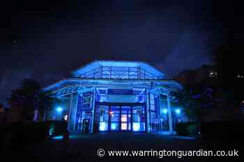 Warrington turns blue to celebrate the NHS