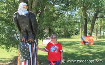 Verndale resident honors service members, US with patriotic decorations - Wadena Pioneer Journal