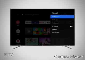 OnePlus TV Update ‘OTA 5’ Adds Kids Mode, Data Saver Plus, Brings Back Storage Expansion