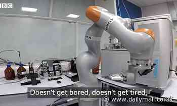 Robot is being adapted to conduct up to 700 socially distanced experiments a week