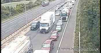 Live updates: Serious crash on M5 at as van swerves into ditch