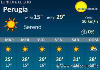Meteo Perugia: Previsioni fino a Mercoledi 8 Luglio - MeteoGiuliacci