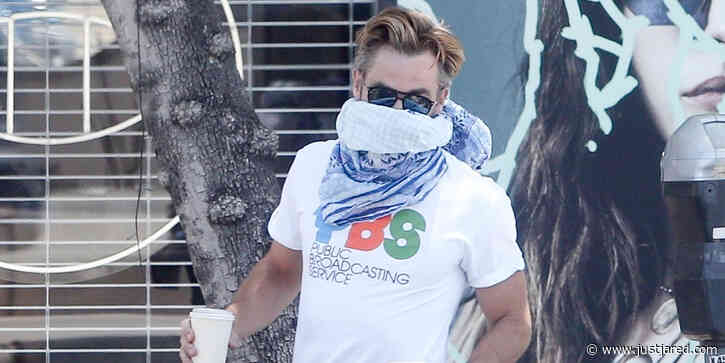 Chris Pine Heads Out on a Solo Coffee Run Over Fourth of July Weekend