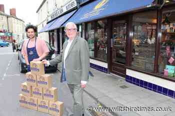 Devizes butchers donates food boxes to Heals of Malmesbury