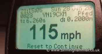 Driver caught doing 115mph on motorway told police he 'needed the toilet'