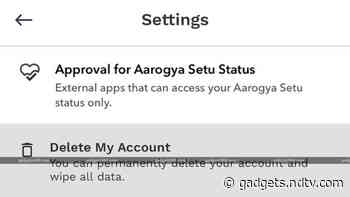 Aarogya Setu App Now Lets You Delete Your Account, Allow External Apps to Access Your Health Status