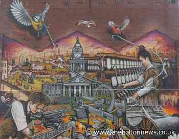 WATCH: 50ft mural dedicated to Bolton's history unveiled on Saville Street