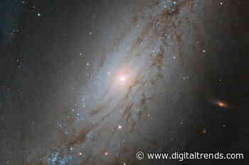Hubble captures a galaxy zooming away from us at 1000 miles a second