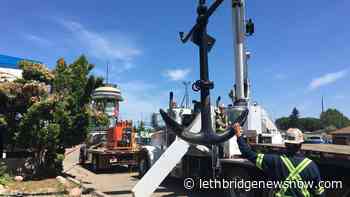 Lethbridge Legion donates Navy anchor to local military museum - Lethbridge News Now