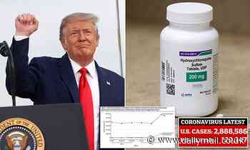Hydroxychloroquine prescribed to 300,000 more patients than usual after Trump endorsement