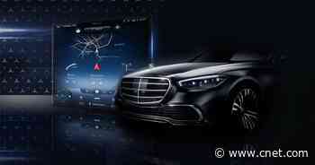 2021 Mercedes-Benz S-Class teaser previews big MBUX update     - Roadshow