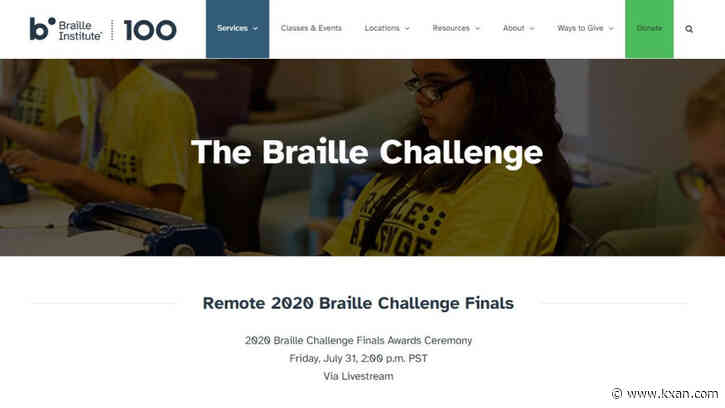 Austinite competes in remote 2020 Braille Challenge Finals