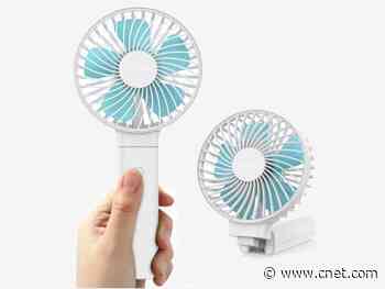 Keep cool with this handheld rechargeable fan for $10     - CNET