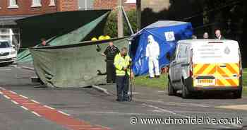 First footage from the scene as woman dies in car fire