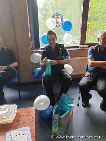 Celebration as popular Bolton PCSO embarks on career as police officer