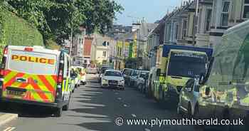 Major police presence on Plymouth street - Plymouth Live