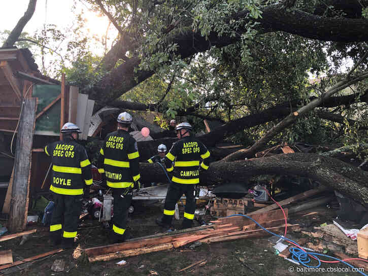 Over 20 People Hospitalized After Large Tree Collapses On Garage In Pasadena