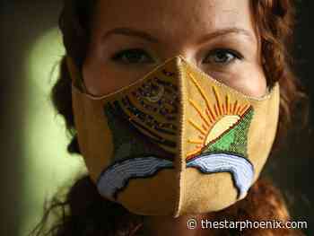 Beaded mask a source of power and strength for Cree artist