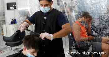 Customers flock back to hair salons — but others are managing just fine from home