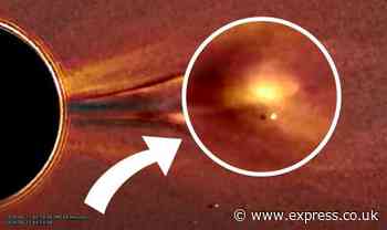 NASA: UFO hunter claims NASA satellite photos show 'large disk' UFO leaving the Sun - Express.co.uk