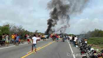Colombia fuel tanker inferno kills seven and injures dozens