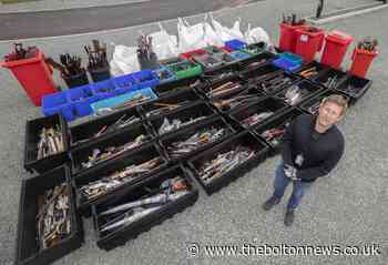 Hundreds of blades dropped off as part of Forever Amnesty