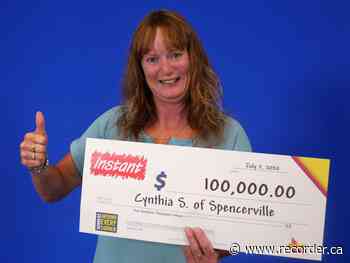 Spencerville woman wins $100,000 - Brockville Recorder and Times