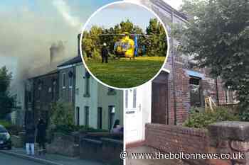 Shock after house fire in Westhoughton leaves elderly man in hospital